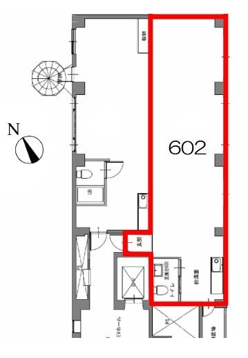 溜池山王葵ビル602 間取り図