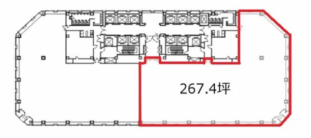 大森ベルポートA館10F 間取り図