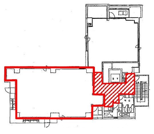 ルート西池袋ビル801 間取り図