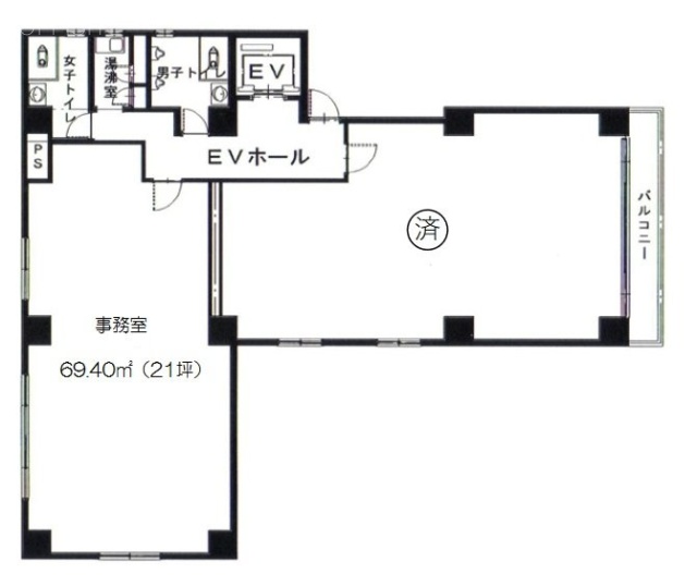 児谷ビル2F 間取り図