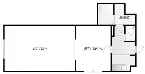 竹山ビル六番館1F 間取り図