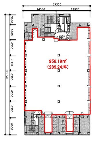 東京フロントテラス9F 間取り図