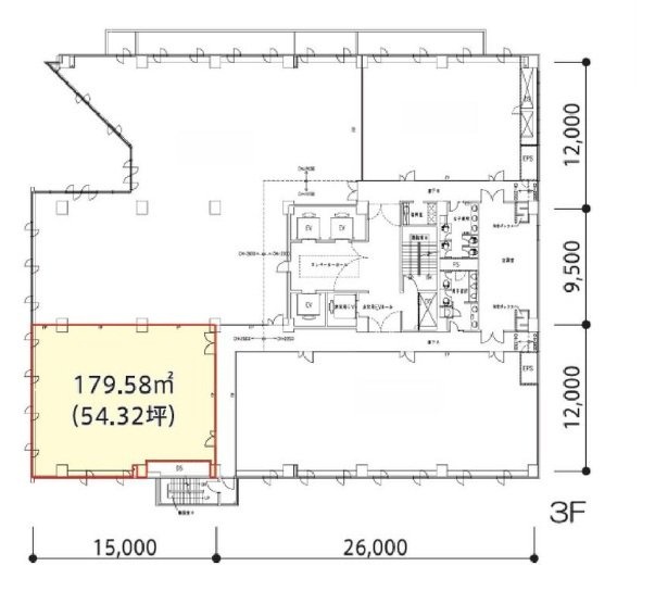 オーク池袋ビル3F 間取り図