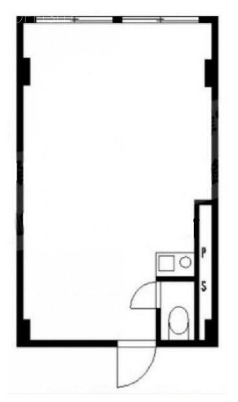西麻布ロイヤルビル302 間取り図