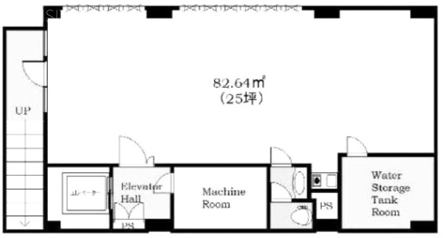 新宿中興ビルB1F 間取り図