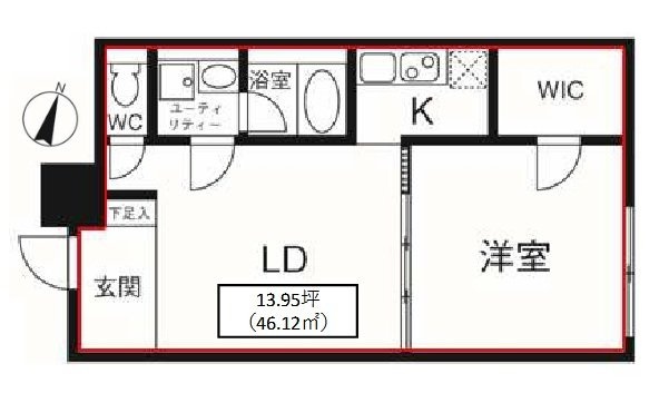 内神田渋谷ビル302 間取り図