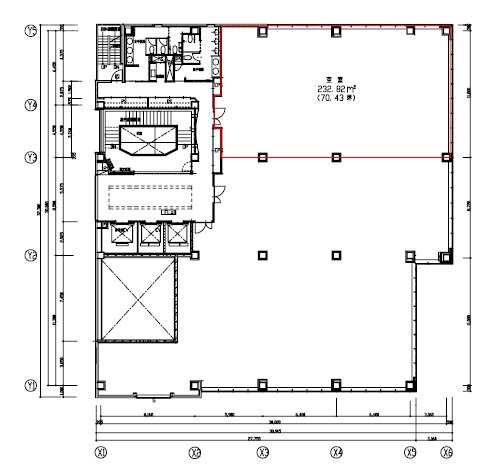白金高輪ステーションビル3F 間取り図