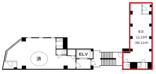 丸忠ビルB 間取り図