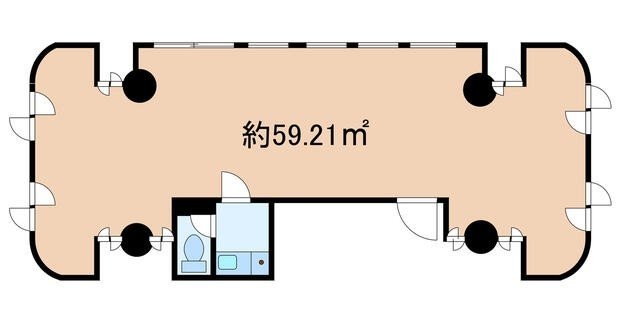 アレックス高輪ビル3F 間取り図