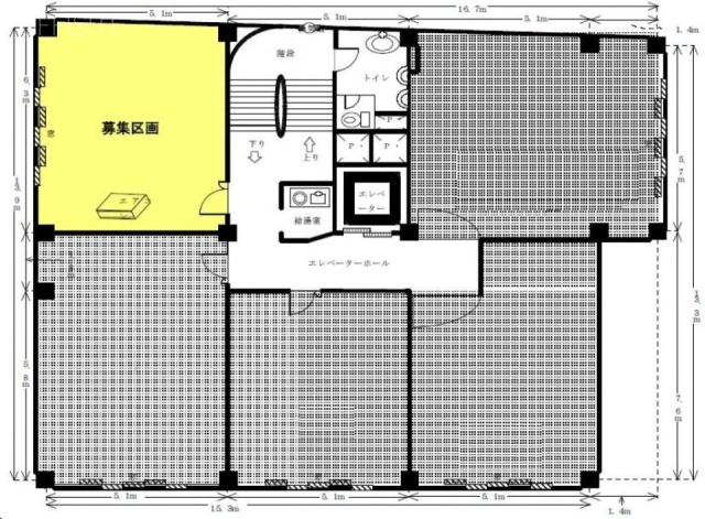 山城第3ビル61 間取り図