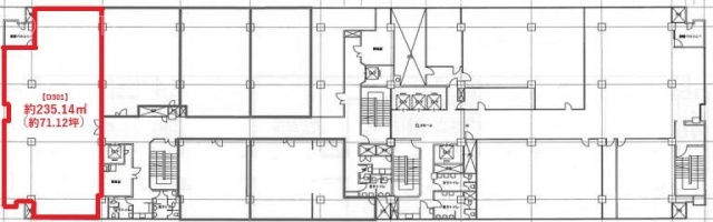 関内中央ビルD301 間取り図