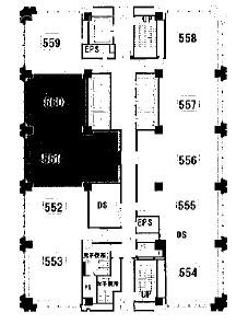 有楽町電気ビル南館5F 間取り図