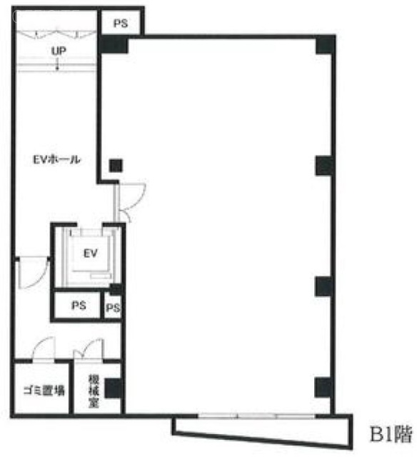 Mduex(エムデュー)ビルB1F 間取り図