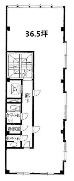 藤木ビル301 間取り図