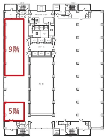 リバーサイド隅田9F 間取り図