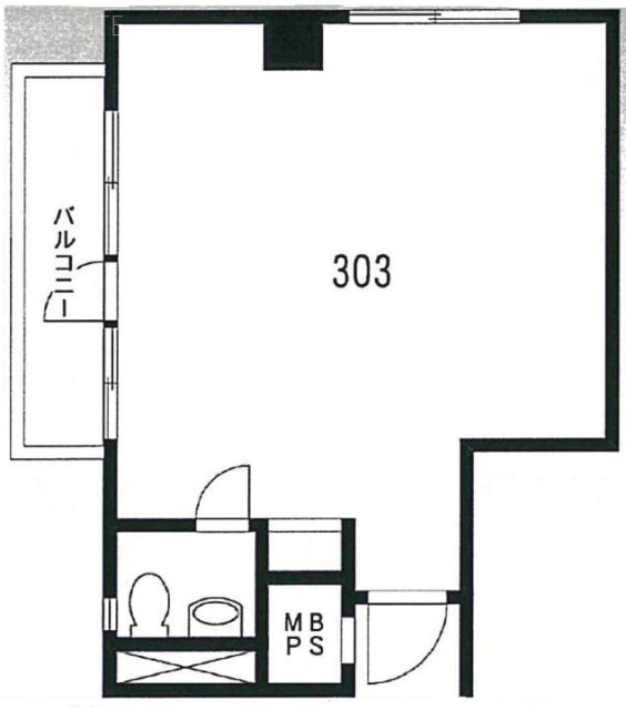 TM-3ビル303 間取り図