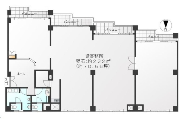 マンションカノオプス2F 間取り図
