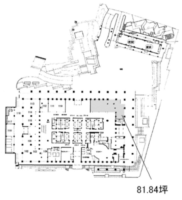 赤坂パークビル106-109 間取り図