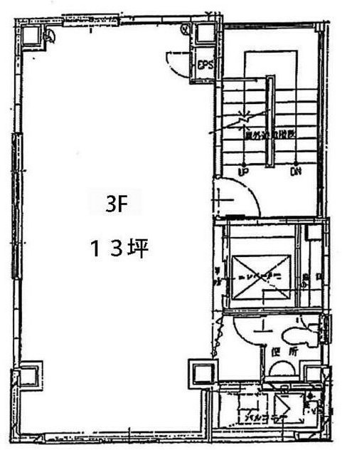 駒見ビル3F 間取り図