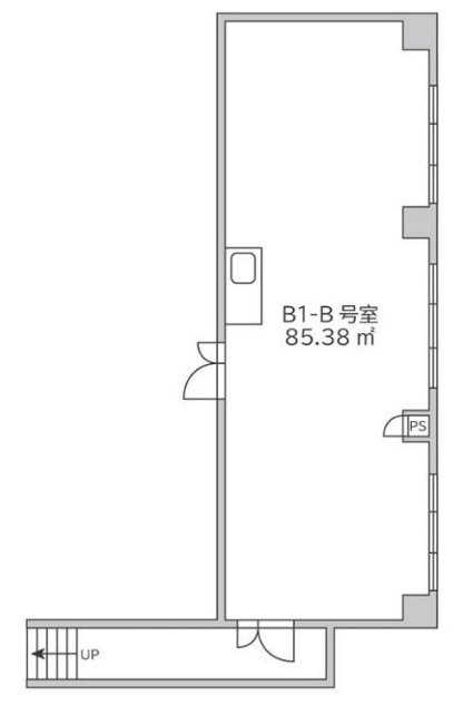 パールビルB 間取り図