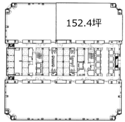 晴海アイランドトリトンスクエアオフィスタワーX棟北 間取り図