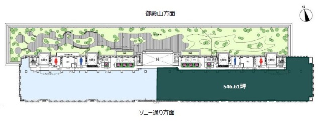 ガーデンシティ品川御殿山7F 間取り図