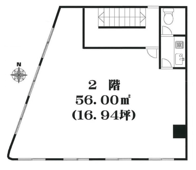 大瀧ビル2F 間取り図