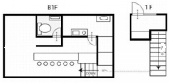 タッカービルB1F 間取り図