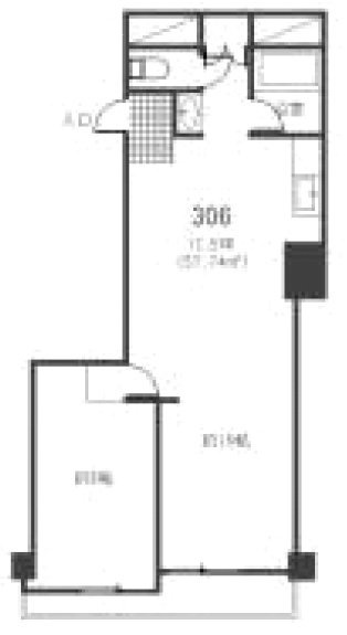 麹町パレス306 間取り図