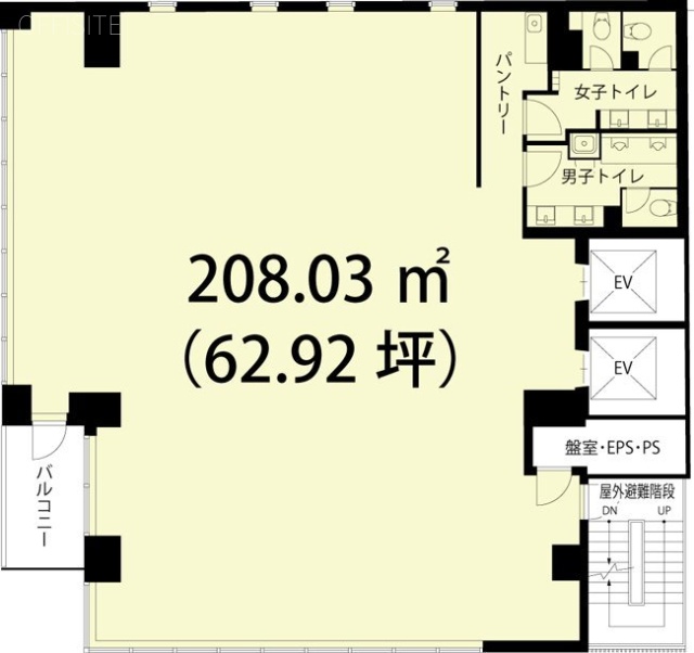 Time With 新日本橋11F 間取り図