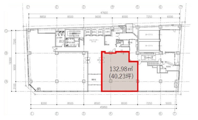 内幸町ダイビル1F 間取り図