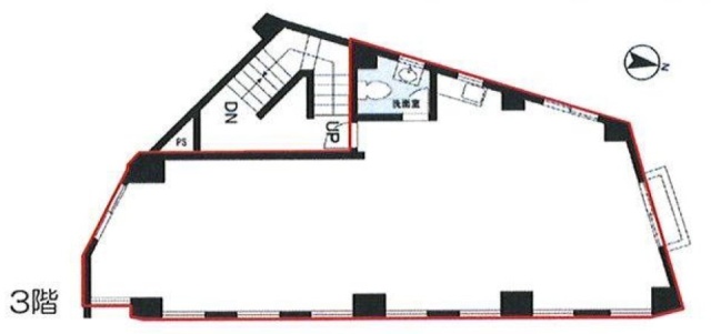 東洋興信所ビル3F 間取り図