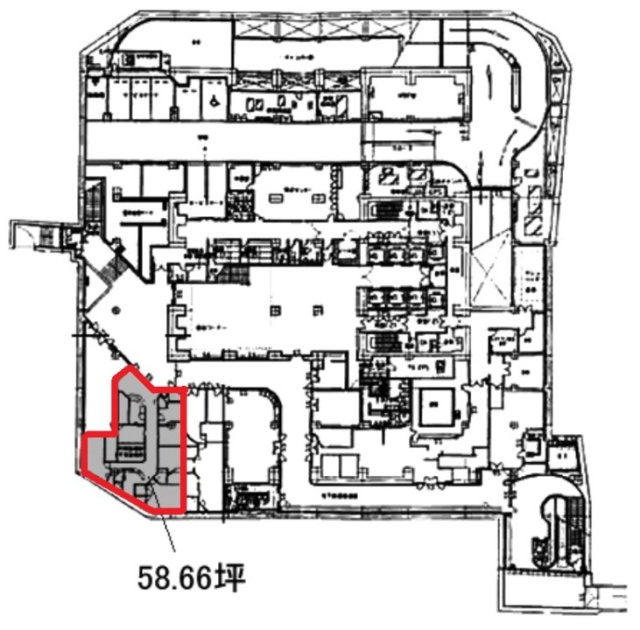 都道府県会館B1F 間取り図