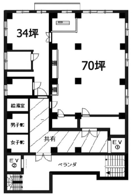 大東芝浦ビル1 間取り図