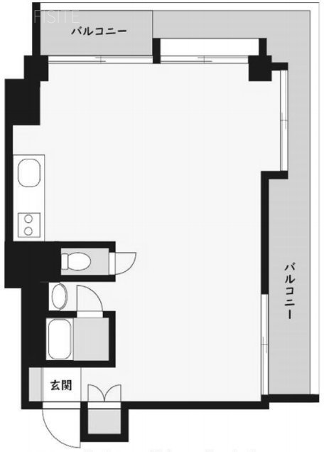 麹町パレス808 間取り図