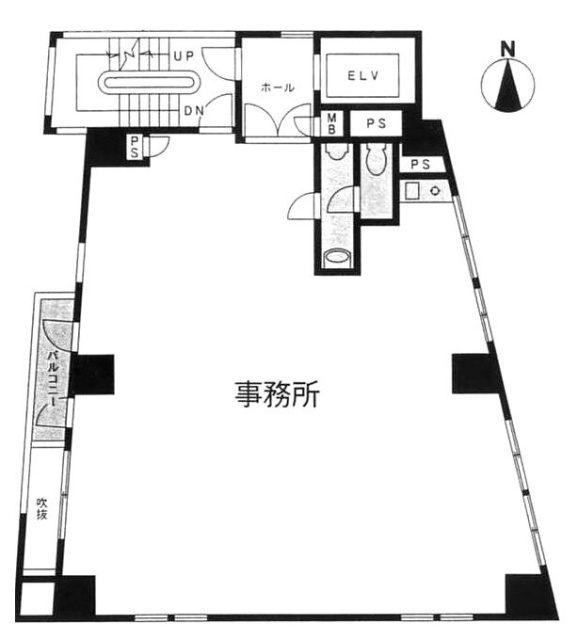 富士建LKビル2F 間取り図