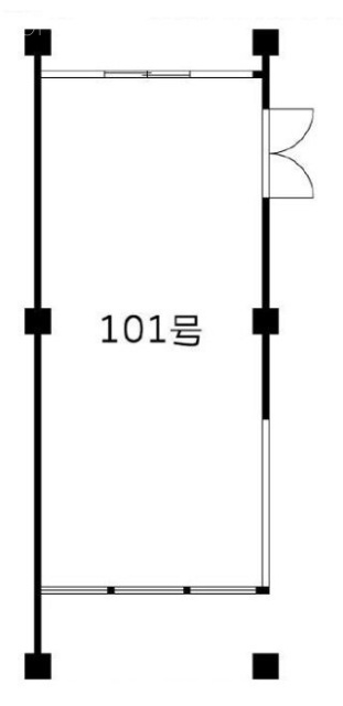 ハイネス野方ビル101 間取り図