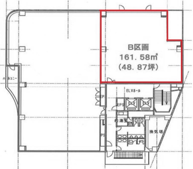 いちご本郷ビルB 間取り図