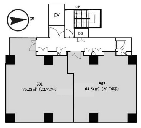 マイホーム錦糸502 間取り図