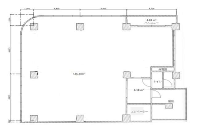 銀座プロセスビル2F 間取り図