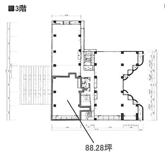Daiwa赤坂ビル3F 間取り図