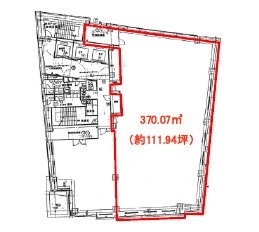 KDX新宿ビル10F 間取り図