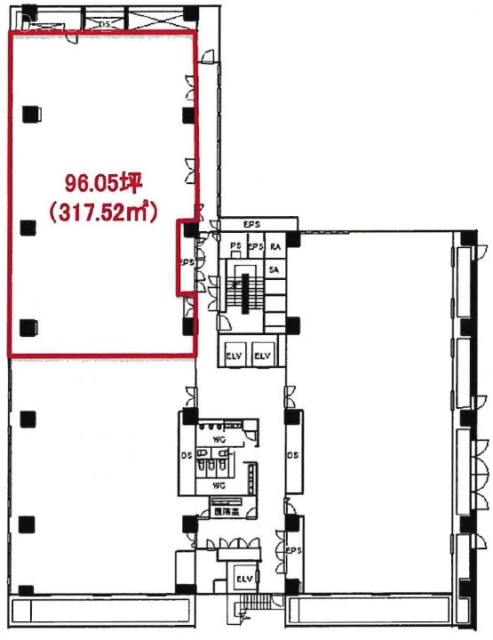 Daiwa赤坂ビル7F 間取り図