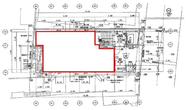 アデッソ西麻布1F 間取り図
