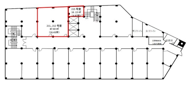 日証館211・212 間取り図