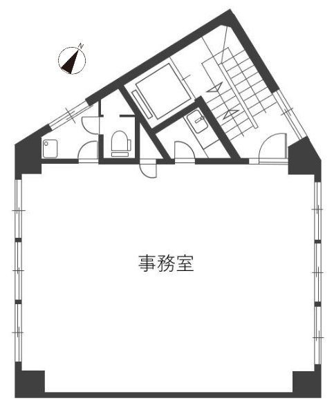 河西ビル3F 間取り図