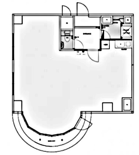 DUO西新宿901 間取り図