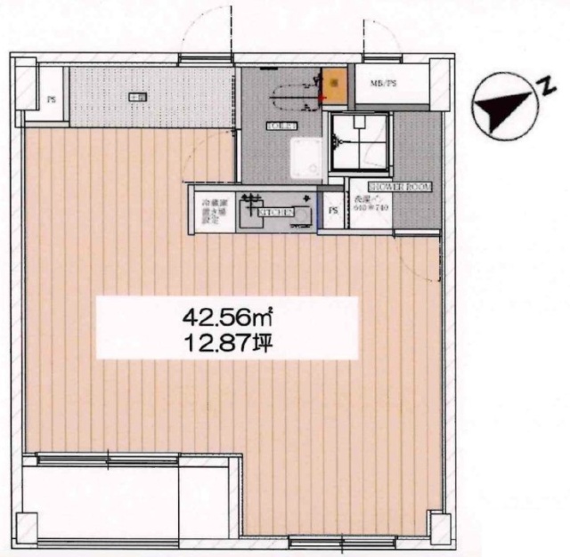 DUO西新宿906 間取り図