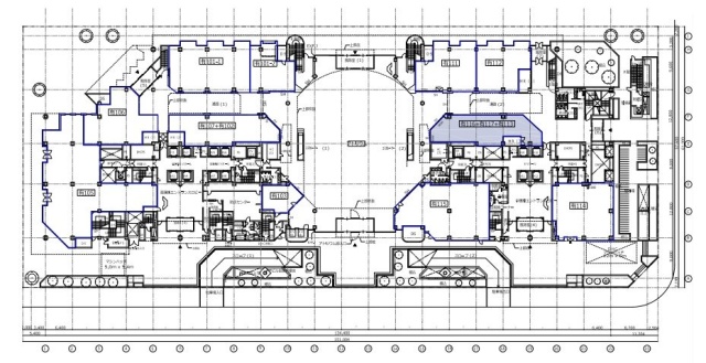 有明フロンティアビルB棟1F 間取り図
