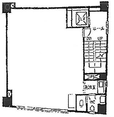 第2中田ビル6F 間取り図